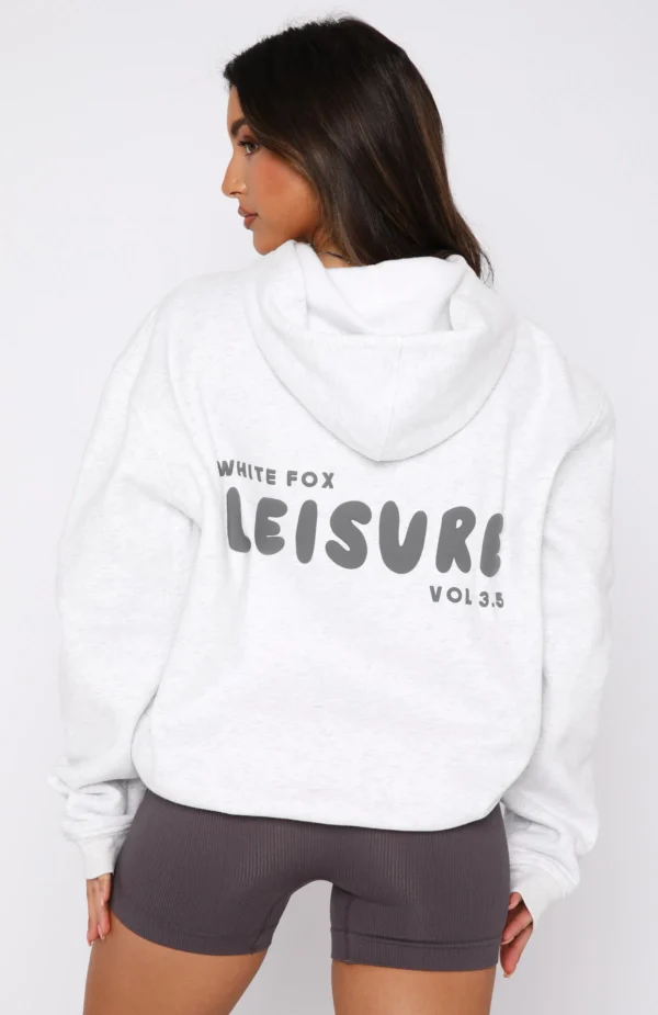 Leisure Series Oversized Hoodie Glacier Grey