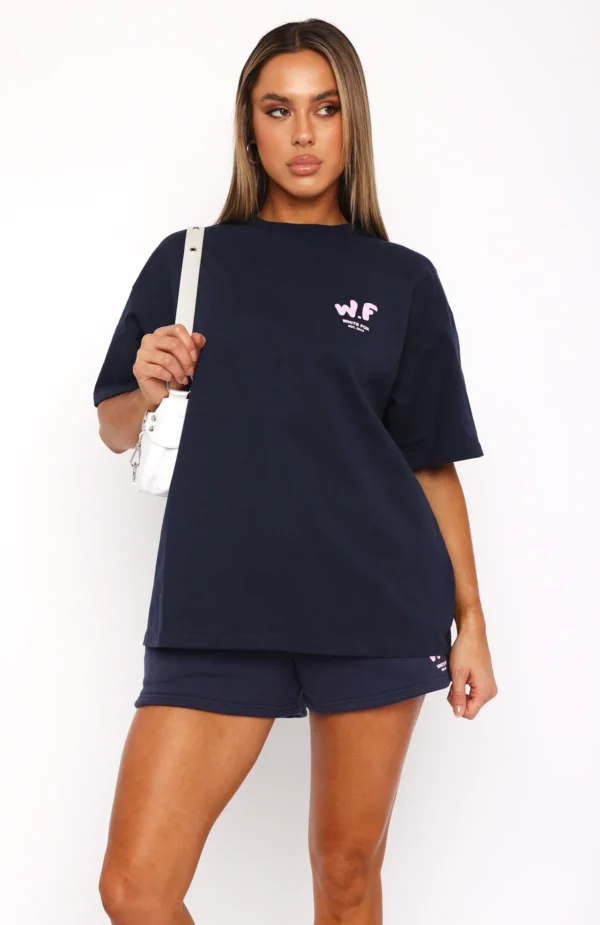 The New Standard Oversized Tee Navy