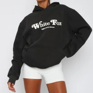 Twin Flame Oversized Hoodie Charcoal